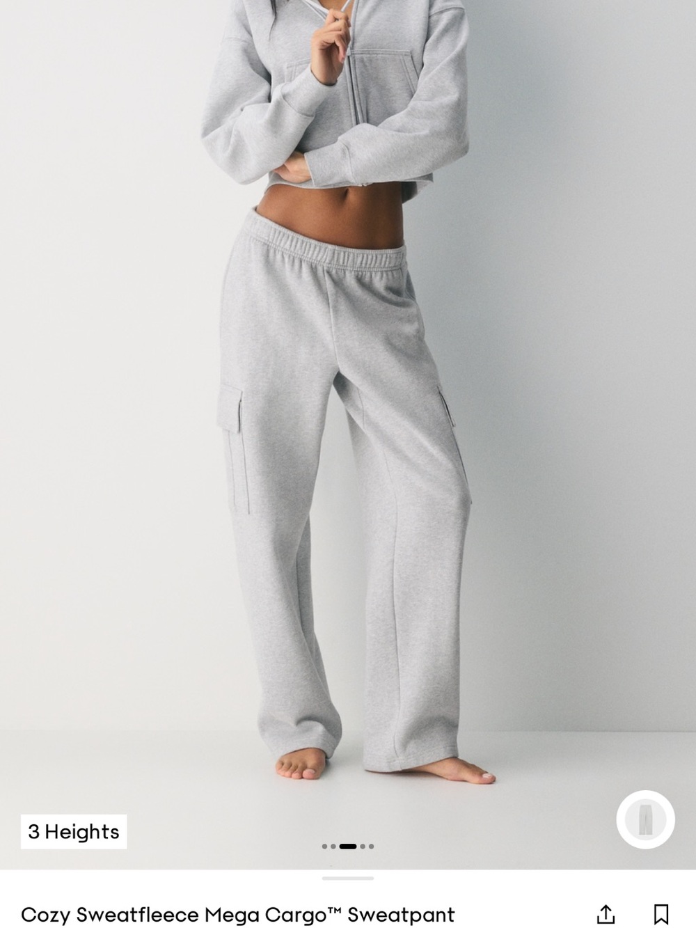 Aritzia Cozy Sweatfleece Mega Cargo™ Sweatpant